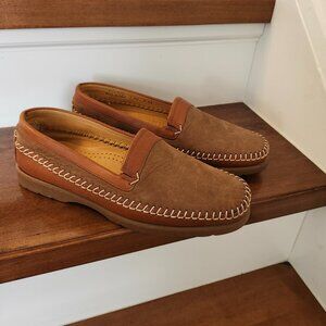 Bally men's brown loafers in size US 8